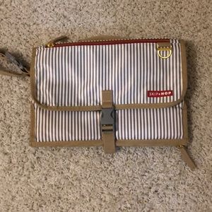 Skip Hop Diaper Clutch in French Stripe